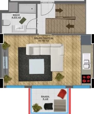 Блок B - 1+1 duplex